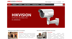 Desktop Screenshot of hikvision.am